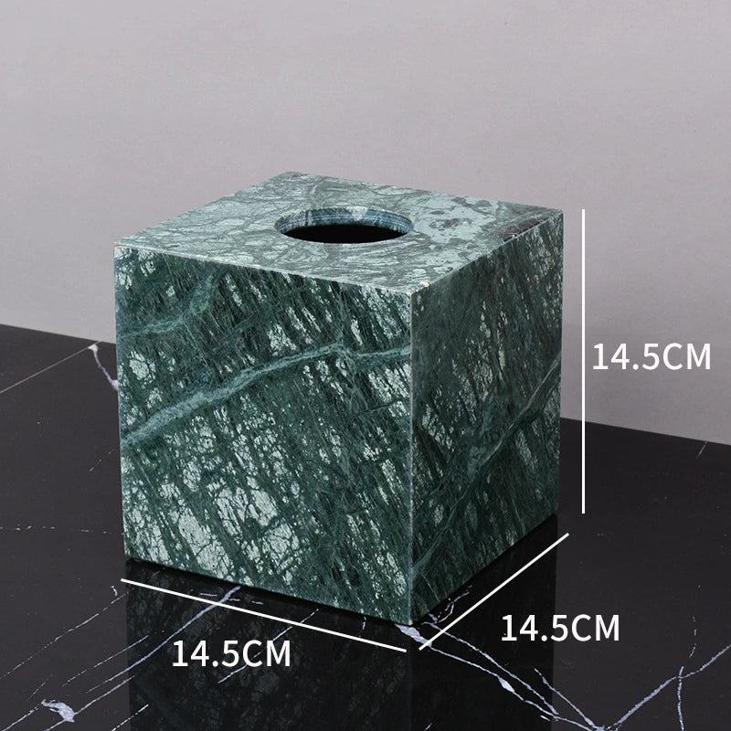 Kit de lavagem de banheiro verde mármore, mercadorias domésticas, produtos de banheiro, garrafa de shampoo, garrafa de sabão, pote de cotonete de algodão, bandeja