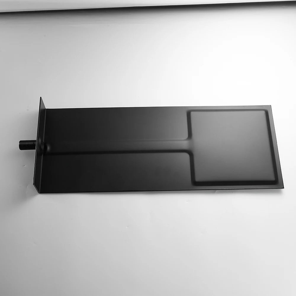 Becola bico de chuveiro de banheiro cromado e preto, pressão na parede, cabeça de chuveiro oculta, ultrafino, aço inoxidável