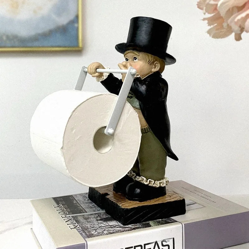 Estilo quente criativo cavalheiro tecido titular europeu e americano moderno simples decoração de casa personalidade moda decoração estatueta