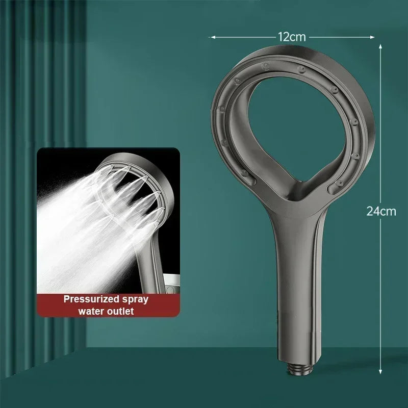 Banheiro spray cabeça de chuveiro pressurizado handheld chuveiro grande painel impulsionador misturador torneira do chuveiro do banheiro acessórios ferramenta banho