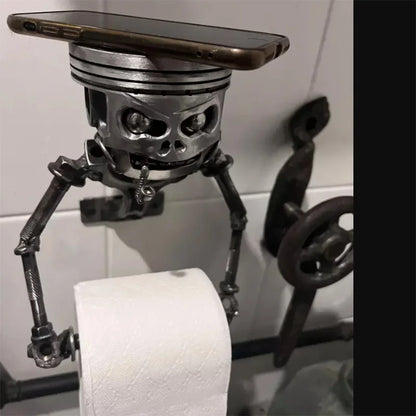 Esqueleto criativo suporte de tecido decoração do banheiro suporte de toalha de papel decoração do banheiro suporte de toalha de papel de aço inoxidável