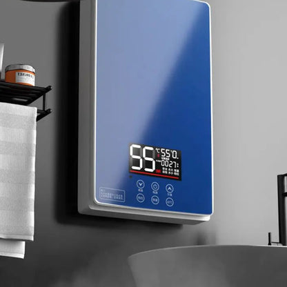 DMWD-Aquecedor de Água Termostático Elétrico, Controle Remoto, Aquecimento Instantâneo, Impermeável, Sem Tanque, Chuveiro, 7000W