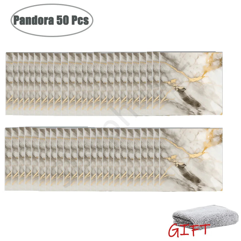 10-50 pçs pvc mármore adesivos de parede auto-adesivo engrossado telha adesivo banheiro à prova dwaterproof água piso adesivo cozinha decoração para casa
