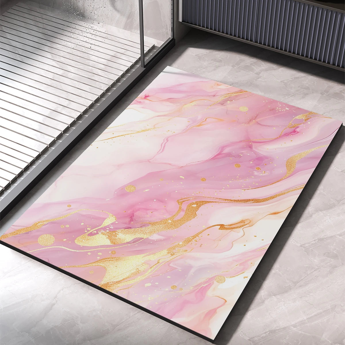 Tapete de Banho Super Absorvente e Antiderrapante