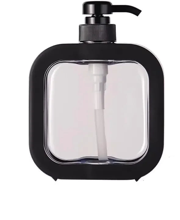 Dispensador de Sabão Portátil 300ml/500ml com Bomba Elegante para Banheiro