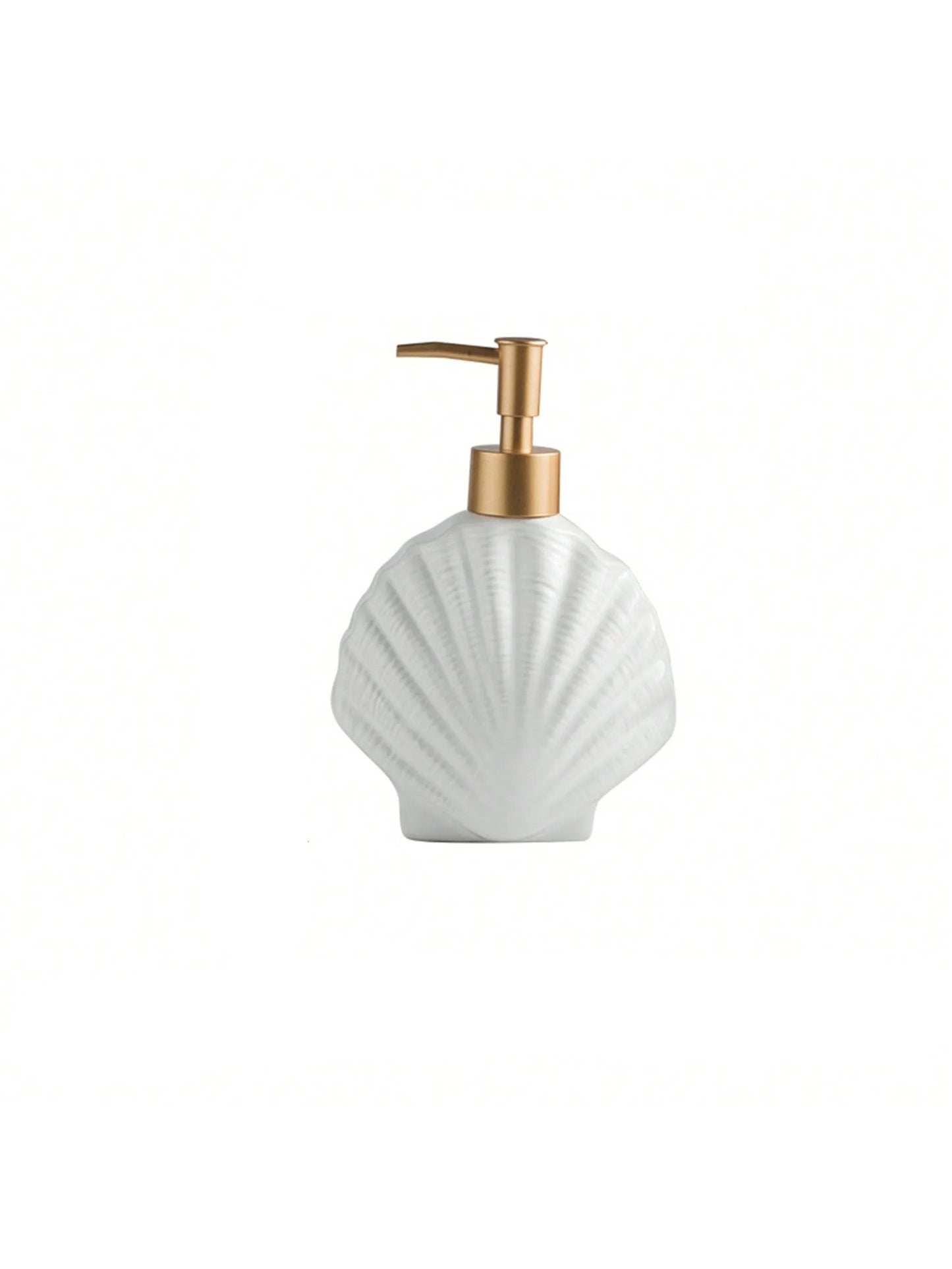 Dispensador de sabão de cerâmica estrela do mar & concha elegante conjunto de dispensador de sabão de loção cerâmica costeira-chique acessório de banheiro