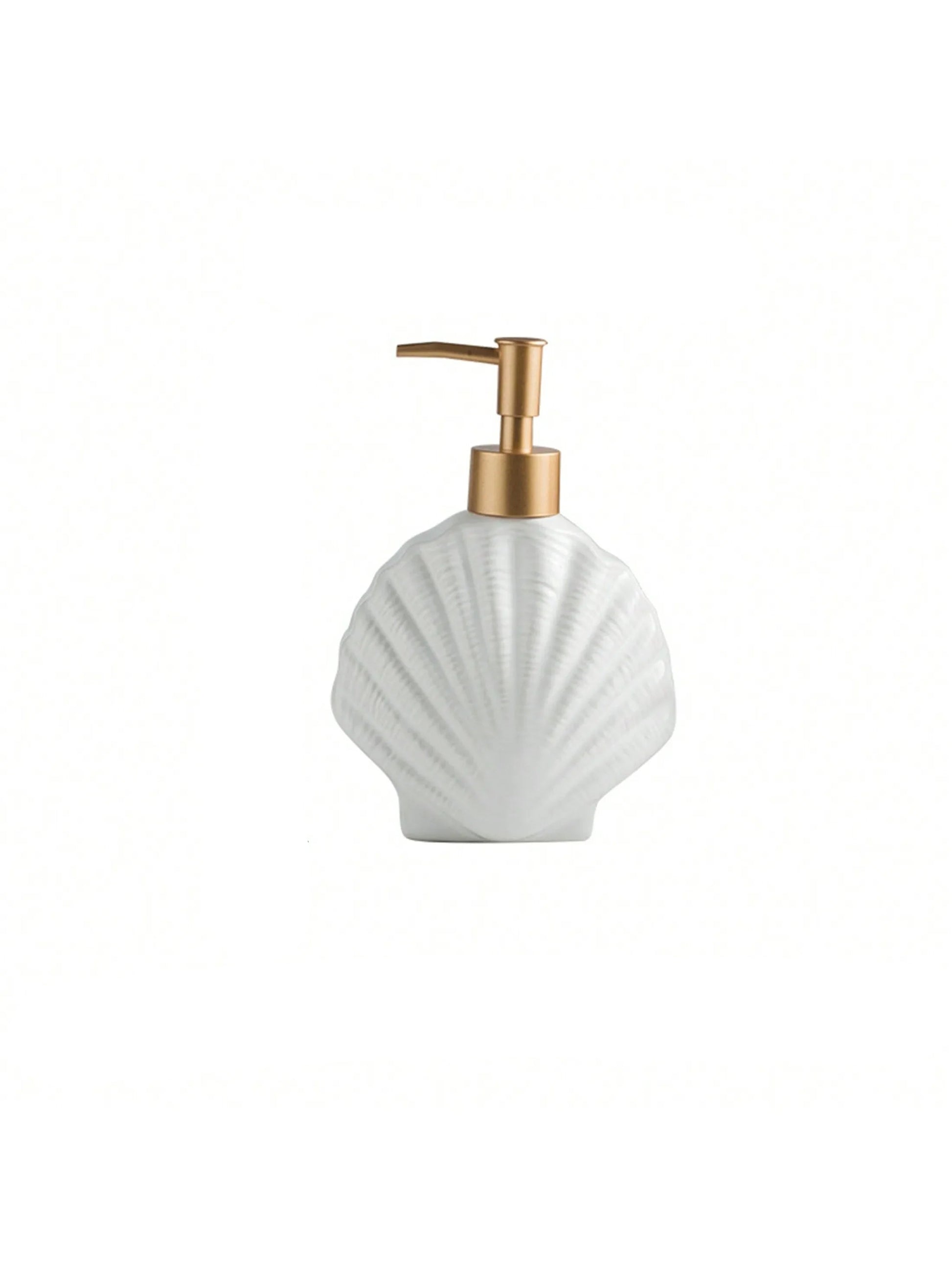 Dispensador de sabão de cerâmica estrela do mar & concha elegante conjunto de dispensador de sabão de loção cerâmica costeira-chique acessório de banheiro