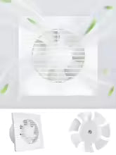 Ventilador de Exaustão Silencioso para Banheiro - 10" 15" 20"