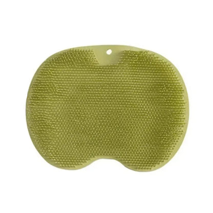 Lavar a escova dos pés limpador do corpo esponja de silicone banho massagem esteira chuveiro volta escova fixado na parede tapete de lavagem dos pés com ventosa