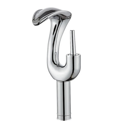 Ouro criativo torneira da bacia de lavagem quente e fria torneiras pia do banheiro único furo torneiras do banheiro deck montado água