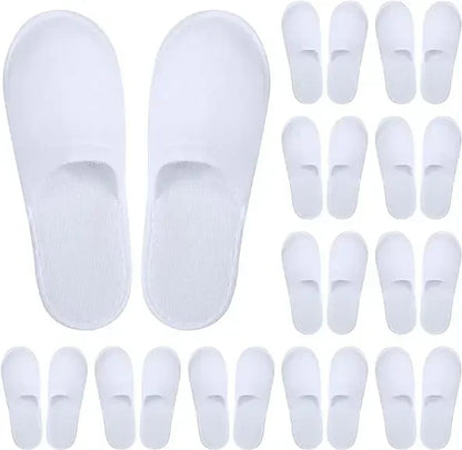 Chinelos descartáveis 10/20 pares de algodão de fechado para banheiro chinelos adequados para casa convidado sapatos de hospitalidade barato spa