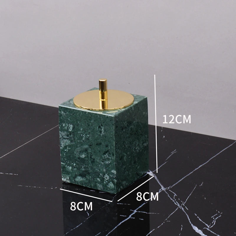 Kit de lavagem de banheiro verde mármore, mercadorias domésticas, produtos de banheiro, garrafa de shampoo, garrafa de sabão, pote de cotonete de algodão, bandeja