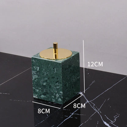 Kit de lavagem de banheiro verde mármore, mercadorias domésticas, produtos de banheiro, garrafa de shampoo, garrafa de sabão, pote de cotonete de algodão, bandeja