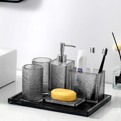 Bandeja De Armazenamento De Cerâmica Para O Banheiro Do Hotel, Prateleira De Escova De Dentes, Copo Bocal, Utensílios De Pia, Escova De Dentes Elétrica, Decoração Para Casa, Artigos De Higiene Pessoal