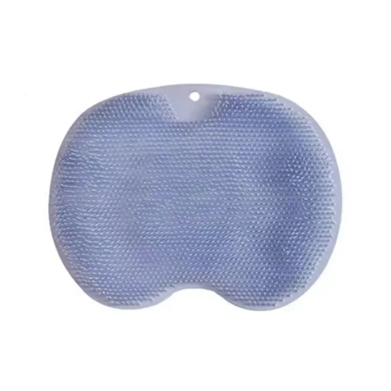 Lavar a escova dos pés limpador do corpo esponja de silicone banho massagem esteira chuveiro volta escova fixado na parede tapete de lavagem dos pés com ventosa