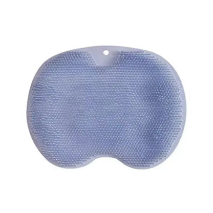 Lavar a escova dos pés limpador do corpo esponja de silicone banho massagem esteira chuveiro volta escova fixado na parede tapete de lavagem dos pés com ventosa