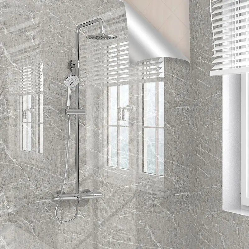 Papel de parede adesivo de 20 metros, adesivos à prova d'água para banheiro, renovação de parede, sem formaldeído, decoração de cozinha, adesivos de parede