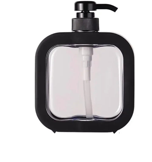 Dispensador de Sabão Portátil 300ml/500ml com Bomba Elegante para Banheiro