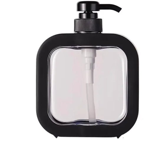 Dispensador de Sabão Portátil 300ml/500ml com Bomba Elegante para Banheiro