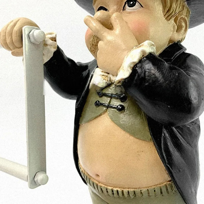 Estilo quente criativo cavalheiro tecido titular europeu e americano moderno simples decoração de casa personalidade moda decoração estatueta