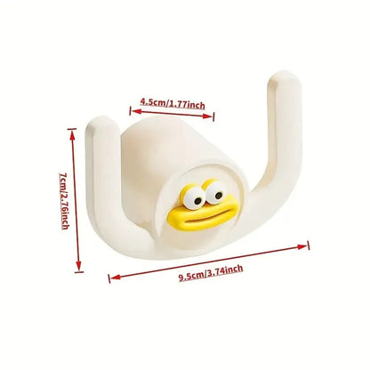 1pc dos desenhos animados chinelos gancho banheiro chinelo rack chuveiro organizador de armazenamento sapato titular drenagem para banheiros e quartos
