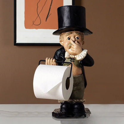 Estilo quente criativo cavalheiro tecido titular europeu e americano moderno simples decoração de casa personalidade moda decoração estatueta