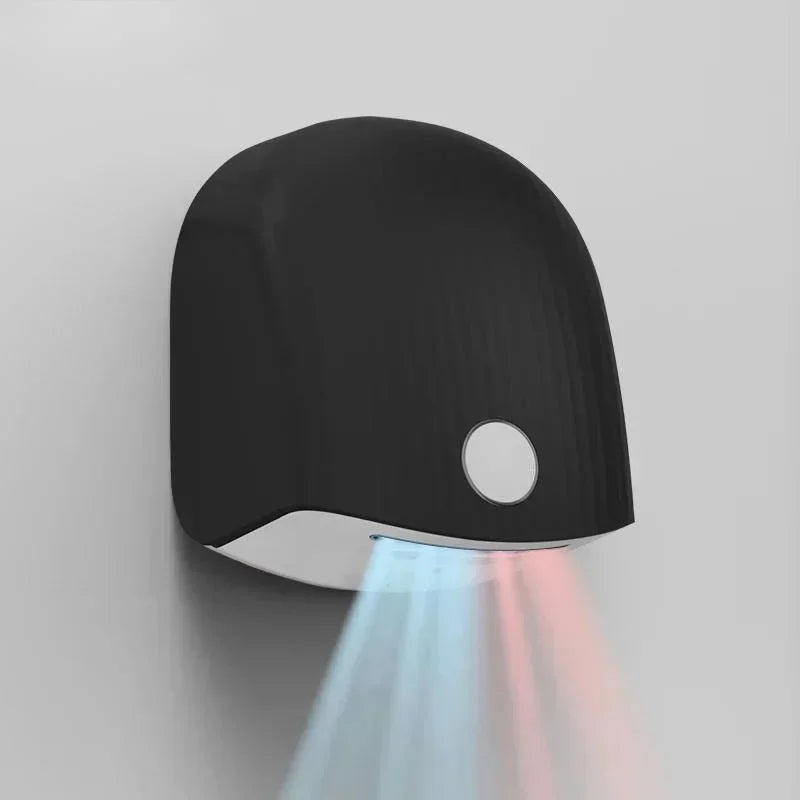 Secador Automático de Mãos, Quente e Frio, Alta Velocidade, Vento, Indução de Parede, Banheiro, Sanitário, 220V, 1200W, 30 M/s