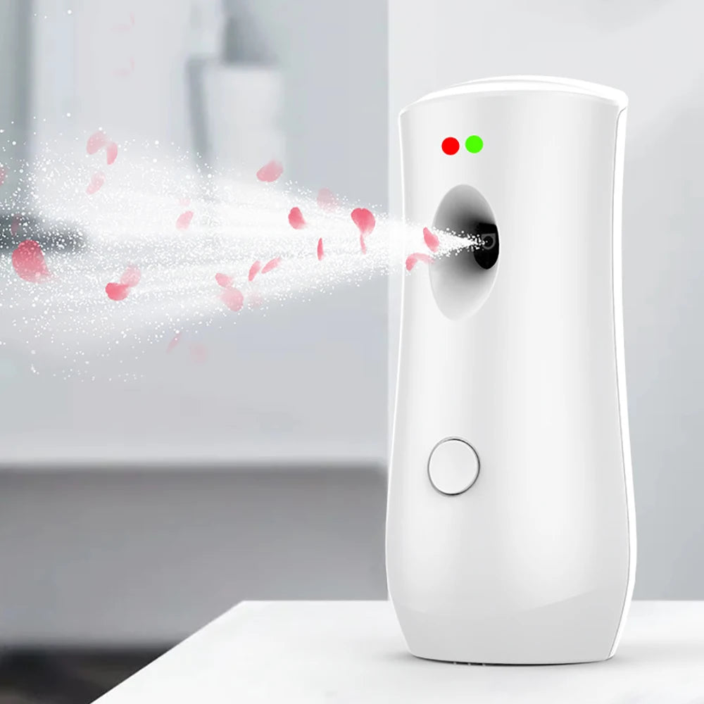 Dispensador automático de ambientador, spray cronometrado, montado na parede/livre, difusor de fragrância para carro, casa, quarto, suprimentos