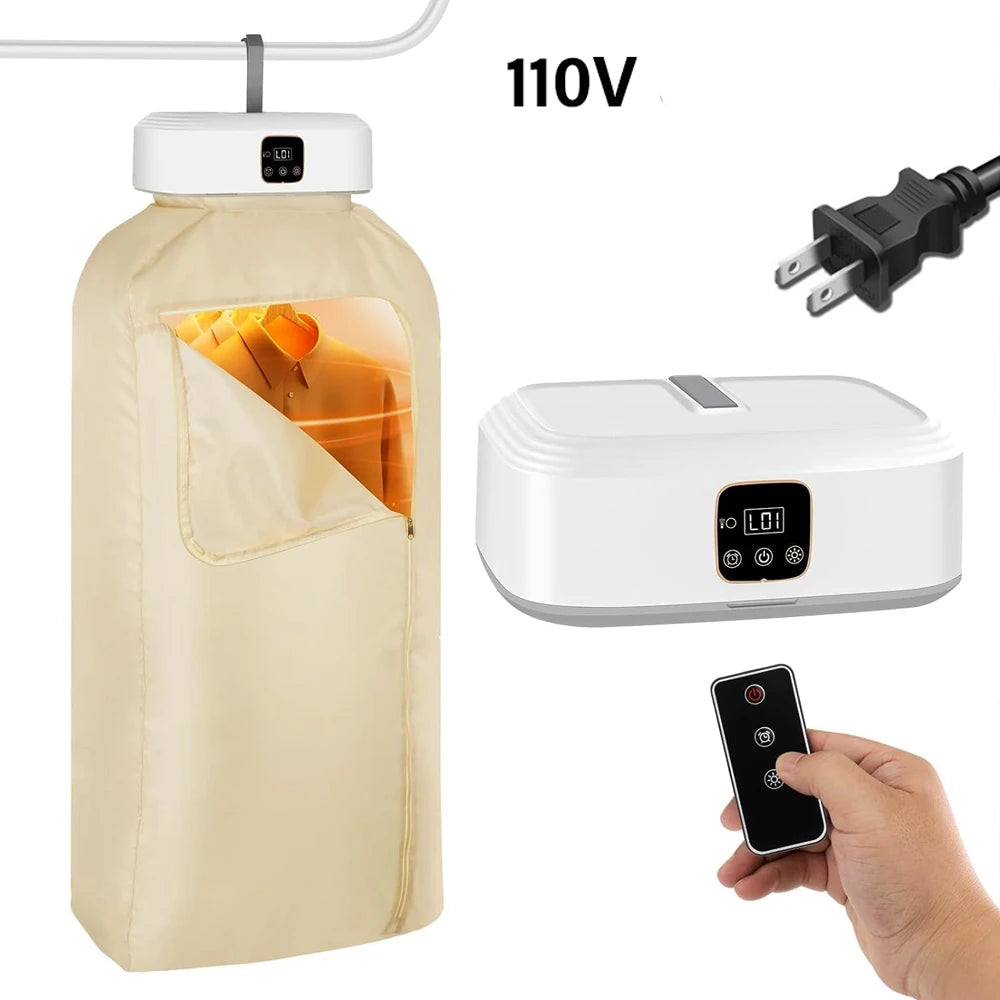 Secador de roupas portátil elétrico portátil secador de roupas esterilização uv dobrável portátil secador de roupas dobrável