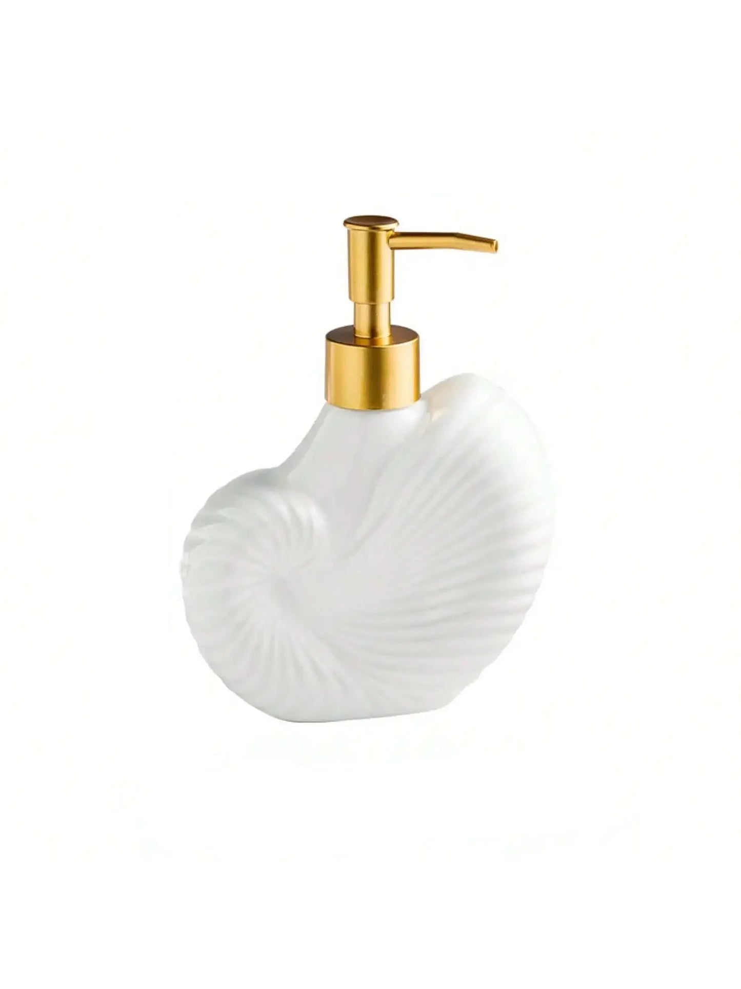 Dispensador de sabão de cerâmica estrela do mar & concha elegante conjunto de dispensador de sabão de loção cerâmica costeira-chique acessório de banheiro