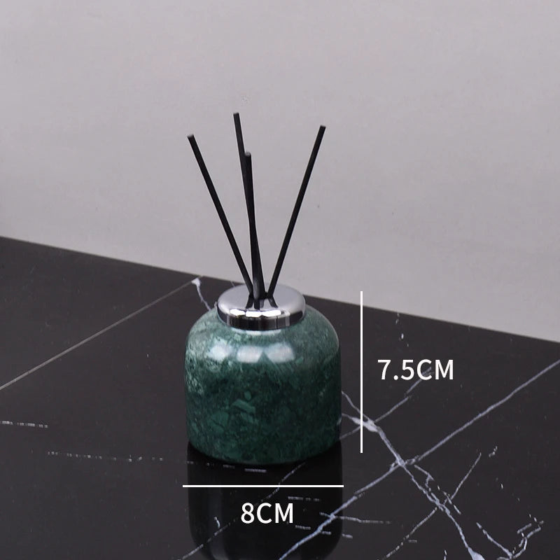 Kit de lavagem de banheiro verde mármore, mercadorias domésticas, produtos de banheiro, garrafa de shampoo, garrafa de sabão, pote de cotonete de algodão, bandeja