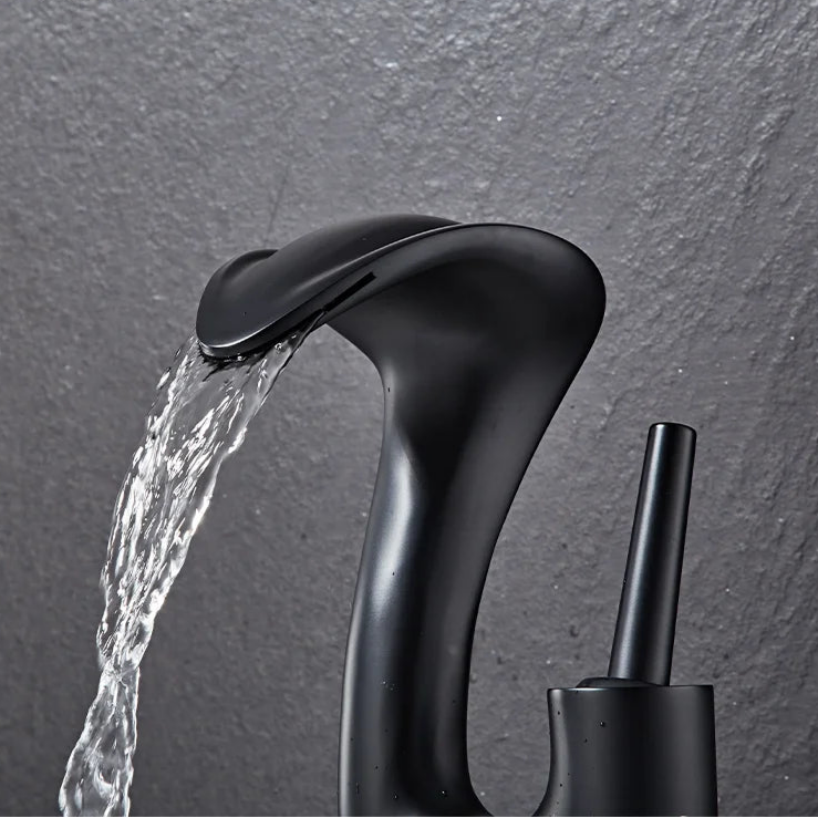 Ouro criativo torneira da bacia de lavagem quente e fria torneiras pia do banheiro único furo torneiras do banheiro deck montado água