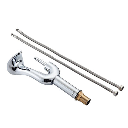 Ouro criativo torneira da bacia de lavagem quente e fria torneiras pia do banheiro único furo torneiras do banheiro deck montado água