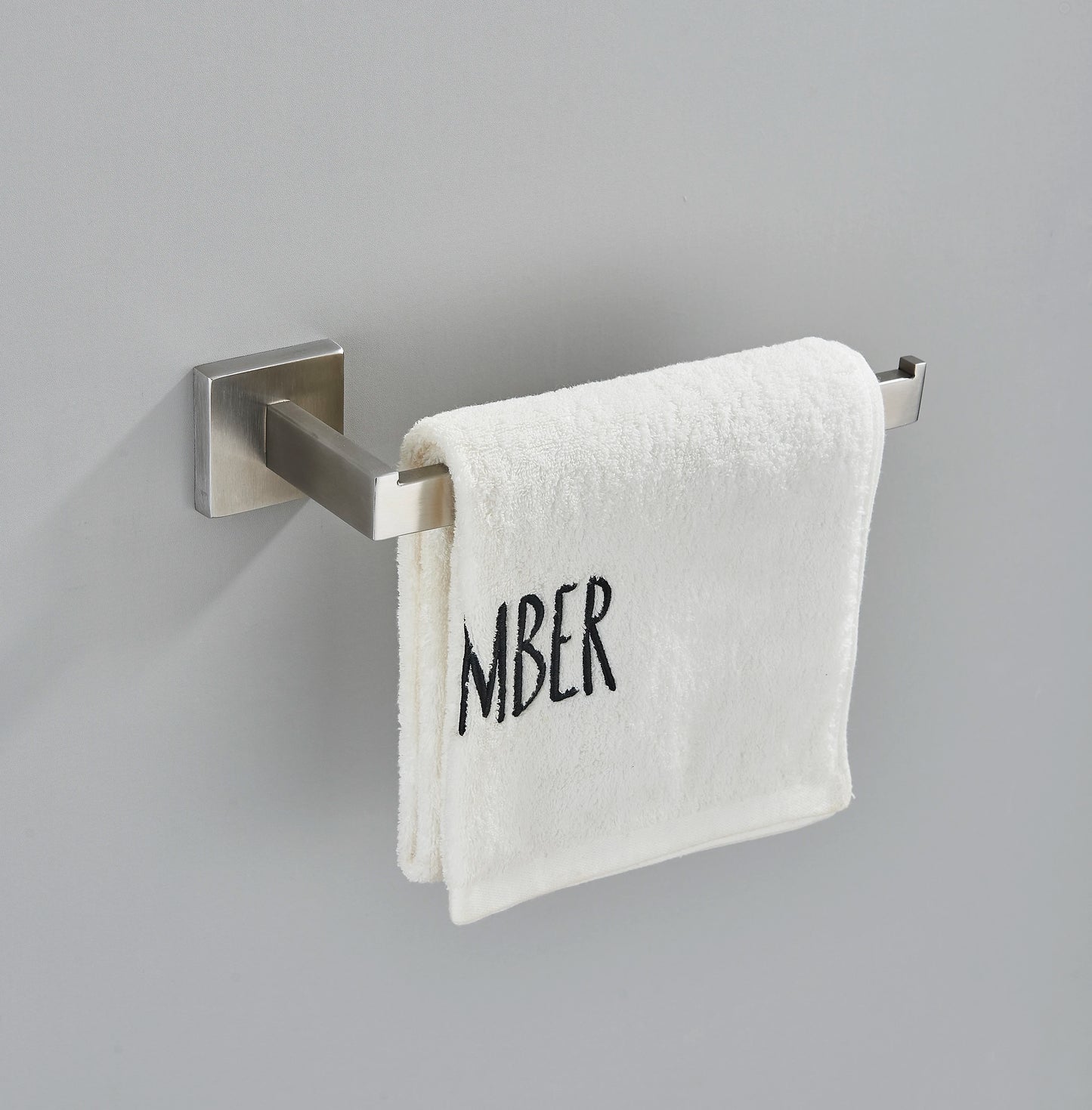 Conjunto de hardware de banheiro de níquel escovado, gancho para robe, toalheiro, prateleira, suporte de papel de tecido, acessórios de banheiro