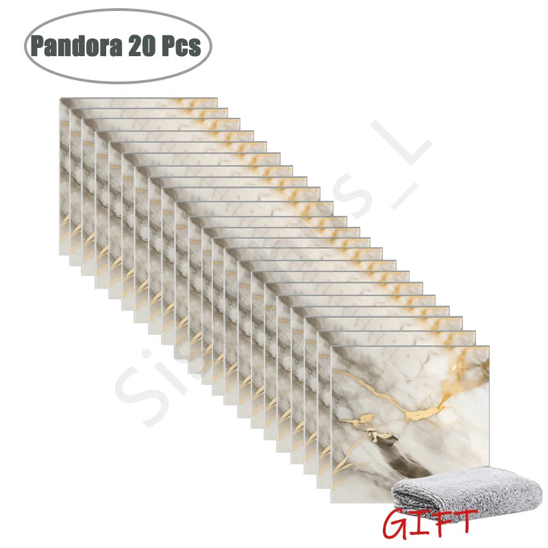 10-50 pçs pvc mármore adesivos de parede auto-adesivo engrossado telha adesivo banheiro à prova dwaterproof água piso adesivo cozinha decoração para casa