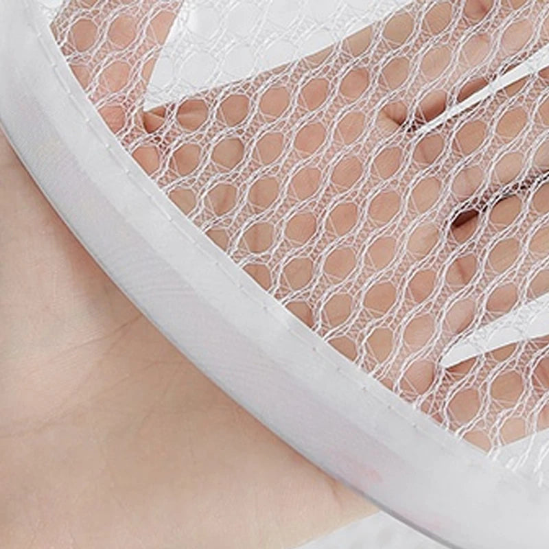 Cesta Dobrável de Malha para Lavanderia e Organização