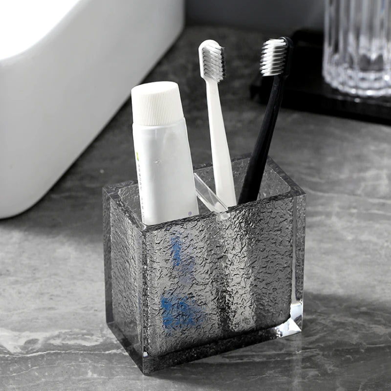 Bandeja De Armazenamento De Cerâmica Para O Banheiro Do Hotel, Prateleira De Escova De Dentes, Copo Bocal, Utensílios De Pia, Escova De Dentes Elétrica, Decoração Para Casa, Artigos De Higiene Pessoal