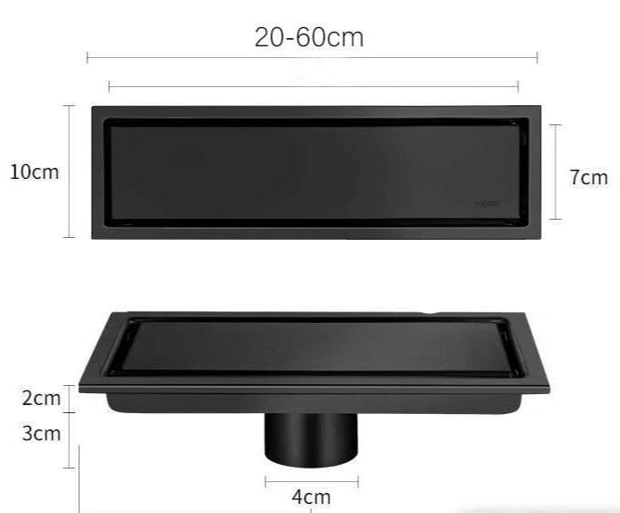 304 de aço inoxidável invisível dreno de chão ouro escondido dreno de chão estendido anti-odor dreno de chuveiro acessórios do banheiro escorredor