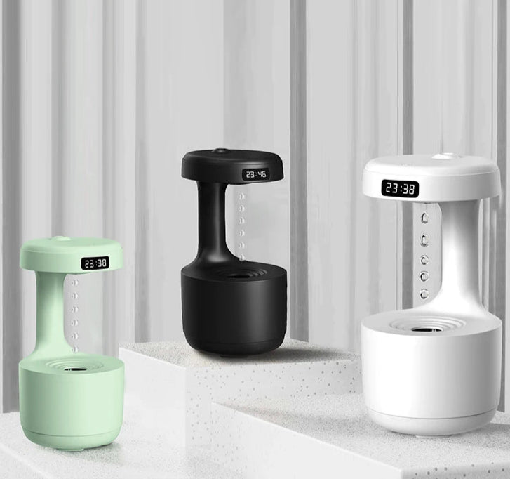 Novo umidificador anti-gravidade desktop mudo grande capacidade pequeno umidificador de ar doméstico quarto purificação de ar nevoeiro