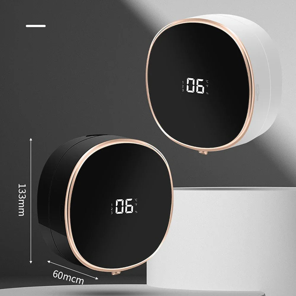 Novo dispensador de sabão touchless sensor de movimento dispositivo de lavagem de mão 1200mah fixado na parede líquido 280ml dispensador de sabão inteligente para casa