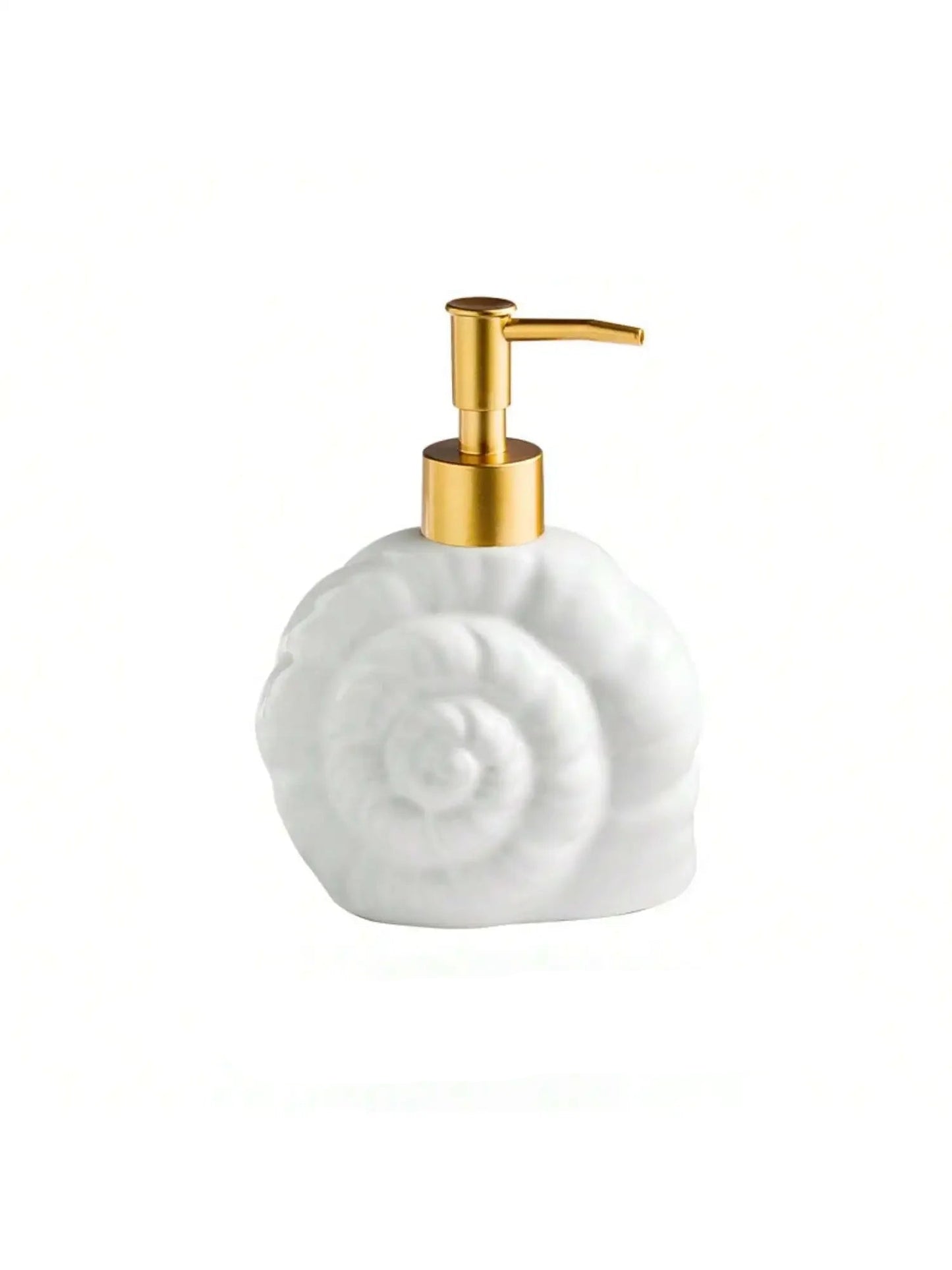 Dispensador de sabão de cerâmica estrela do mar & concha elegante conjunto de dispensador de sabão de loção cerâmica costeira-chique acessório de banheiro