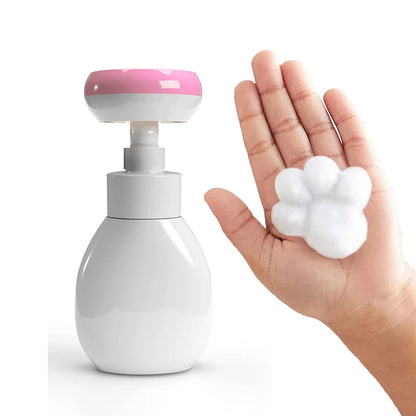 Vetta dispensador de espuma de mão em forma de flor, dispensador de sabão de mão em espuma, dispensador de carimbo de flor, dispensador de sabão de espuma para crianças