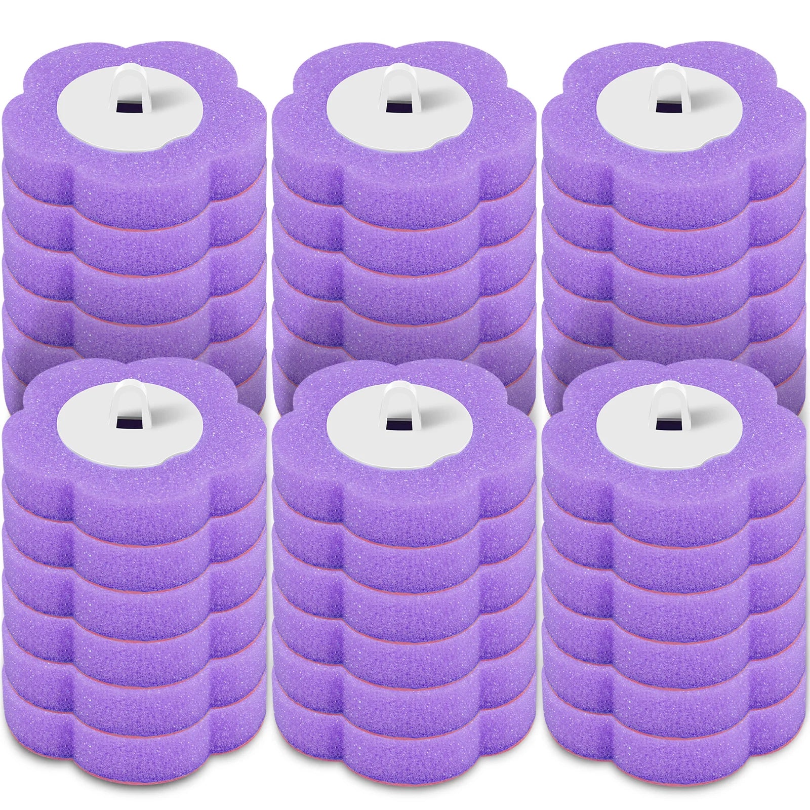 18/36 pçs escova de vaso sanitário descartável substituição cabeça kit limpeza vaso sanitário escova alça longa wc acessórios ferramenta