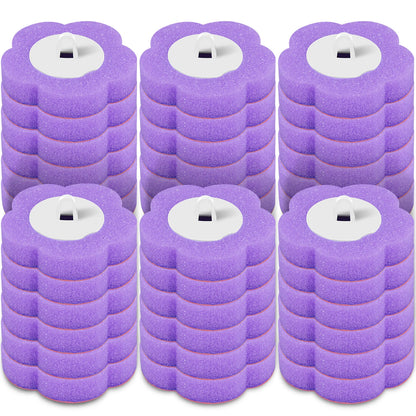 18/36 pçs escova de vaso sanitário descartável substituição cabeça kit limpeza vaso sanitário escova alça longa wc acessórios ferramenta