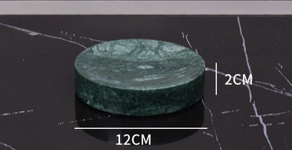 Kit de lavagem de banheiro verde mármore, mercadorias domésticas, produtos de banheiro, garrafa de shampoo, garrafa de sabão, pote de cotonete de algodão, bandeja