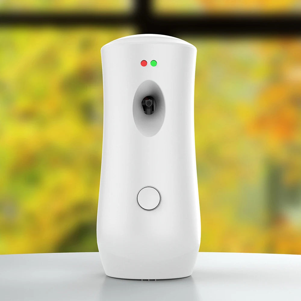 Dispensador automático de ambientador, spray cronometrado, montado na parede/livre, difusor de fragrância para carro, casa, quarto, suprimentos