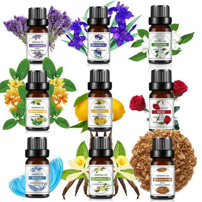 Óleo essencial de 10ml, sabor de frutas, planta natural, difusor, óleo essencial, manga, abacaxi, óleo aromatizante para velas de sabão diy