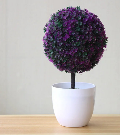 1pc plantas artificiais bonsai pequena árvore simulação plantas flores falsas mesa vaso ornamentos decoração para casa hotel jardim decoração