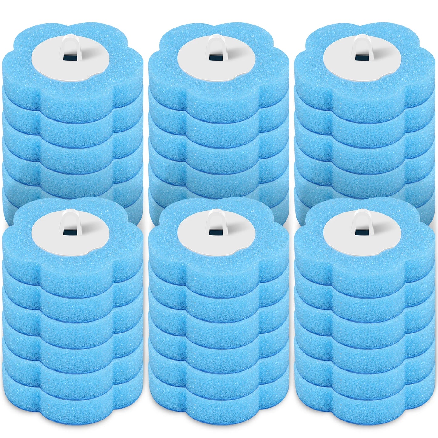 18/36 pçs escova de vaso sanitário descartável substituição cabeça kit limpeza vaso sanitário escova alça longa wc acessórios ferramenta