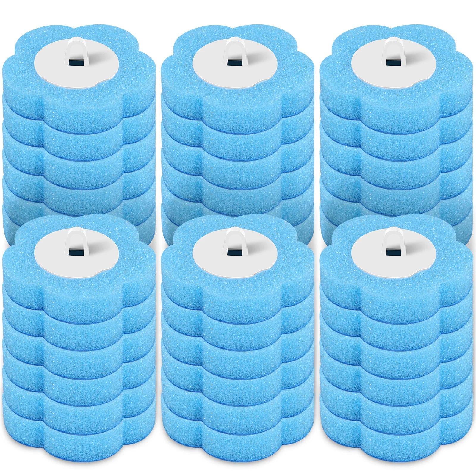 18/36 pçs escova de vaso sanitário descartável substituição cabeça kit limpeza vaso sanitário escova alça longa wc acessórios ferramenta